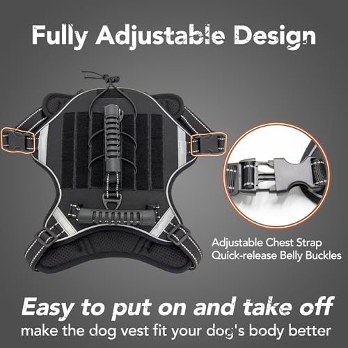 Pechera Táctica Militar para Perros