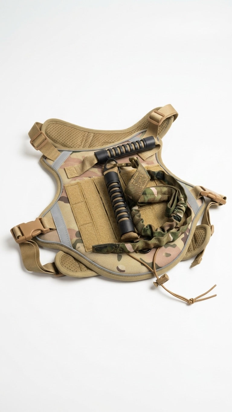 Pechera Táctica Militar para Perros