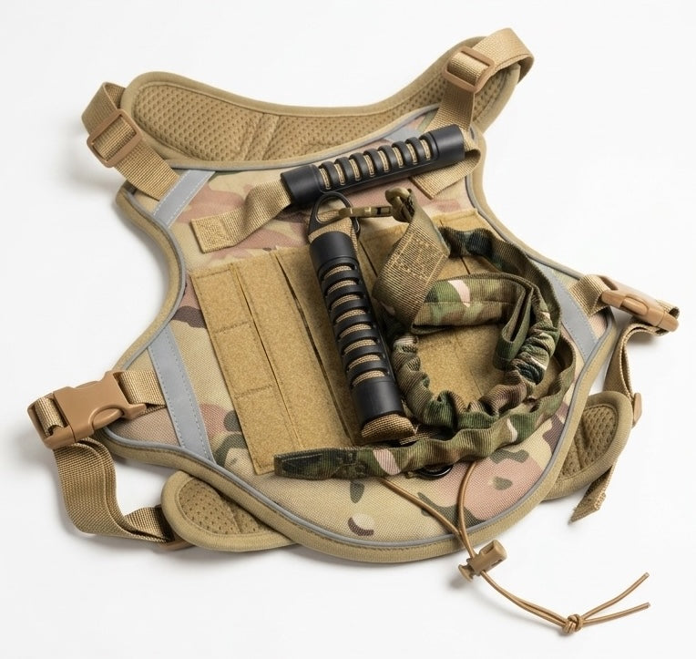 Pechera Táctica Militar para Perros