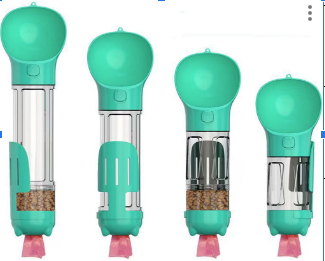 Bebedero con compartimiento para comida